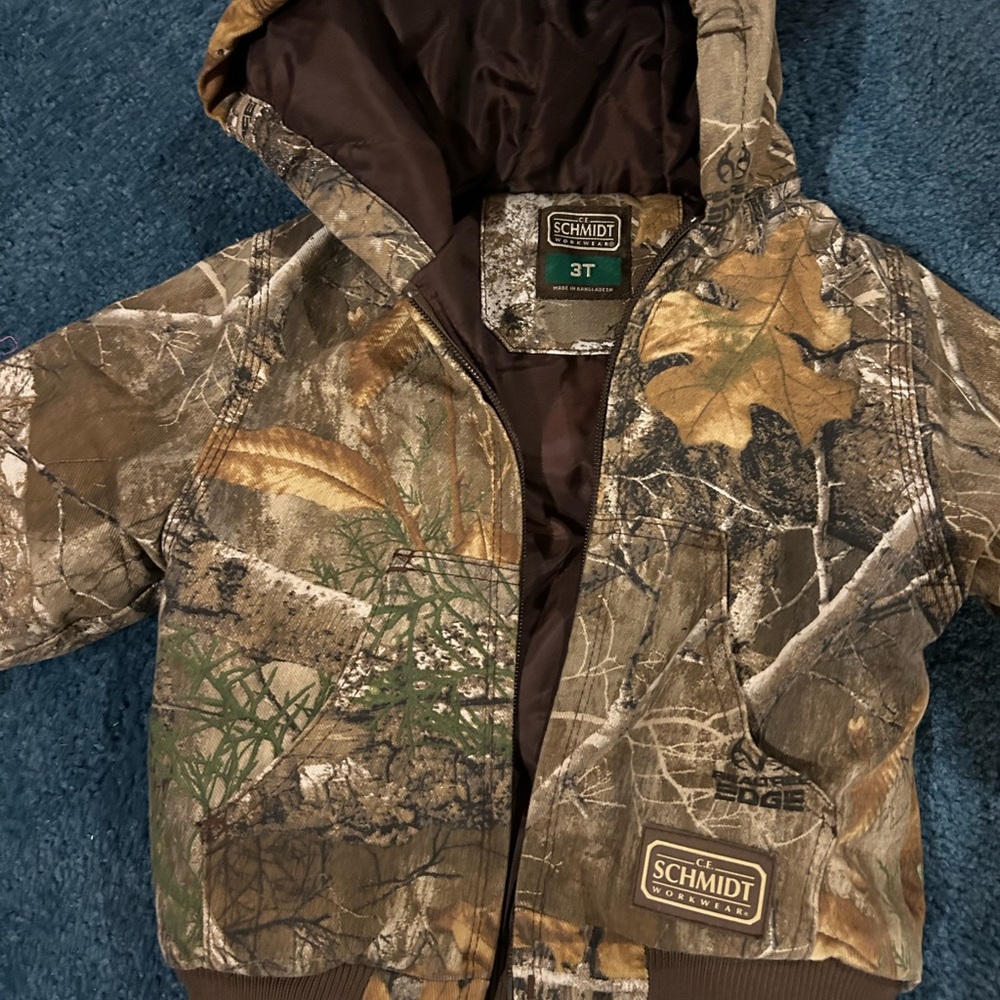 Schmidt Kids Camo Jacket